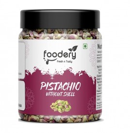 Foodery Pistachio Without Shell   Plastic Jar  400 grams